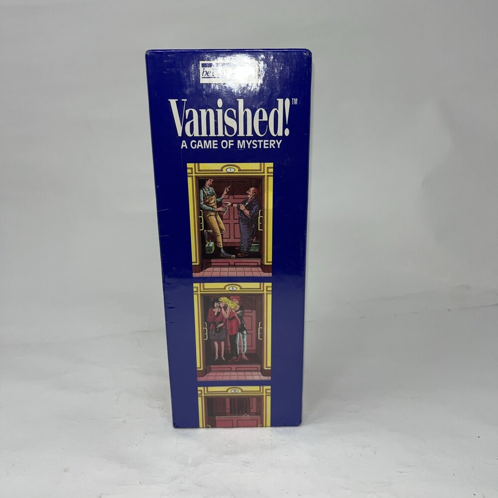 Vanished! A Game of Mystery - Brand NEW Sealed - 1990 bePUZZLED Hotel Elevator